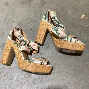 Tropical Strappy Heels